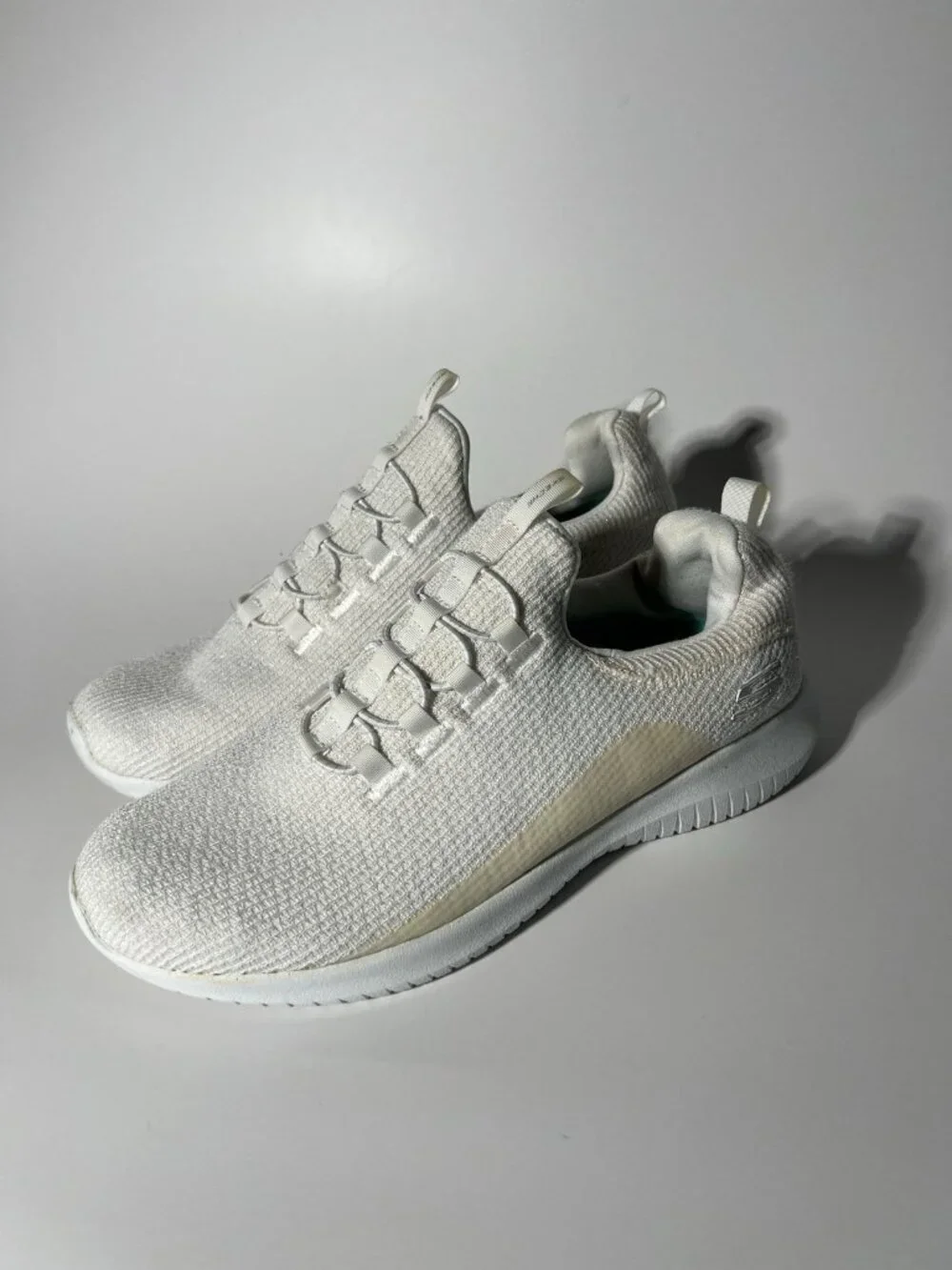 Sport by Skechers Women’s White Sneakers Size 7 Athletic Walking Shoes